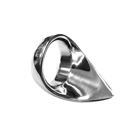 (image for) Stainless Steel Tear Drop Cock Ring - 45mm