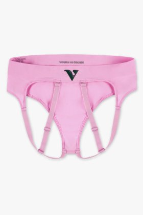 Womens Large - JockVStrap Sheer Briefs - Taffy