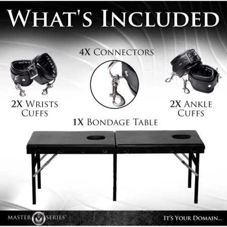 (image for) Extreme Bondage Massage Bed