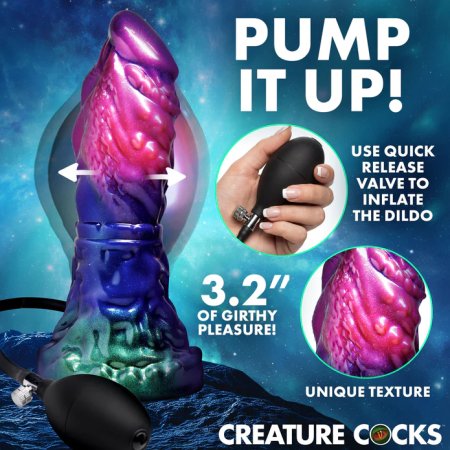 (image for) Gorge Alien Inflatable Silicone Dildo