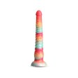 (image for) Colours - Stacked - 9" Dildo - Red/Gold