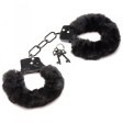 (image for) Cuffed in Fur Furry Handcuffs - Black