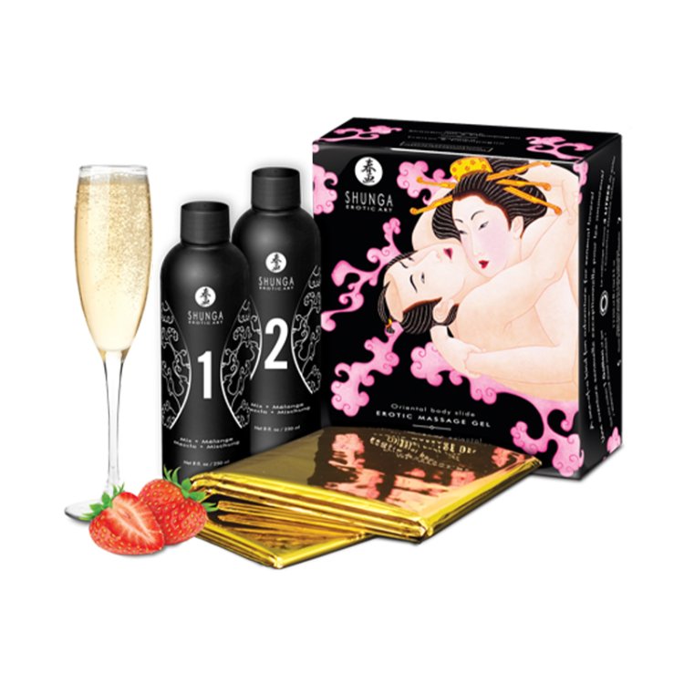 (image for) Oriental Body-to-Body Massage - Sparkling Strawberry Wine