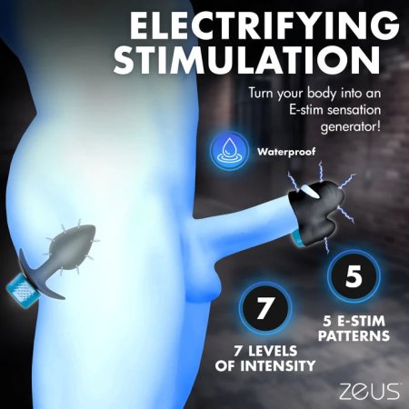 (image for) Anal Plug & Head Teaser E-Stim Kit w/ remote