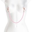 (image for) Bound Nipple Clamps - DC1 - Pink Beads