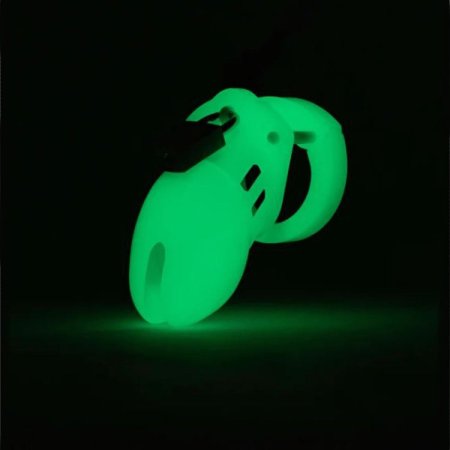 (image for) CB-6000S Cock Cage Kit - Glow in Dark