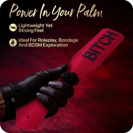 (image for) Temptasia Ardor - Silicone Bitch Paddle - Red