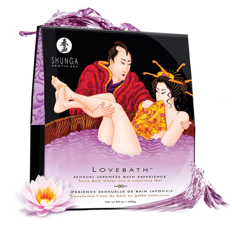 (image for) TESTER - LOVEBATH - Turns bath water into a luxurious gel - Sensual Lotus
