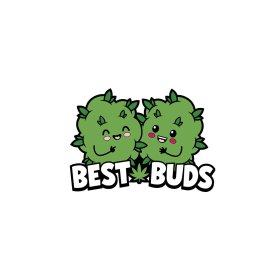 Enamel Pin: Best Buds Enamel Pin: Best Buds