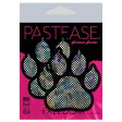 (image for) Paw Print Pasties - Disco Silver/Black
