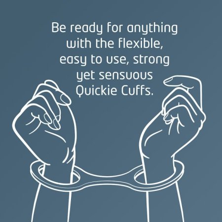 (image for) Quickie Cuffs - Medium - Black