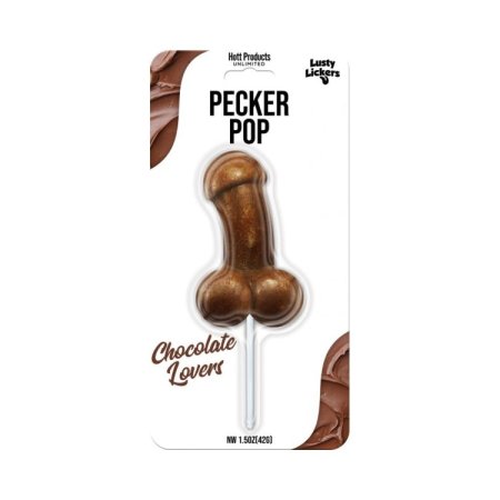 (image for) Lusty Lickers Pecker Pop - Chocolate