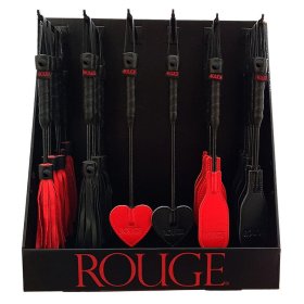Mini Bondage Range Counter Display with 36 mixed mini crops & floggers