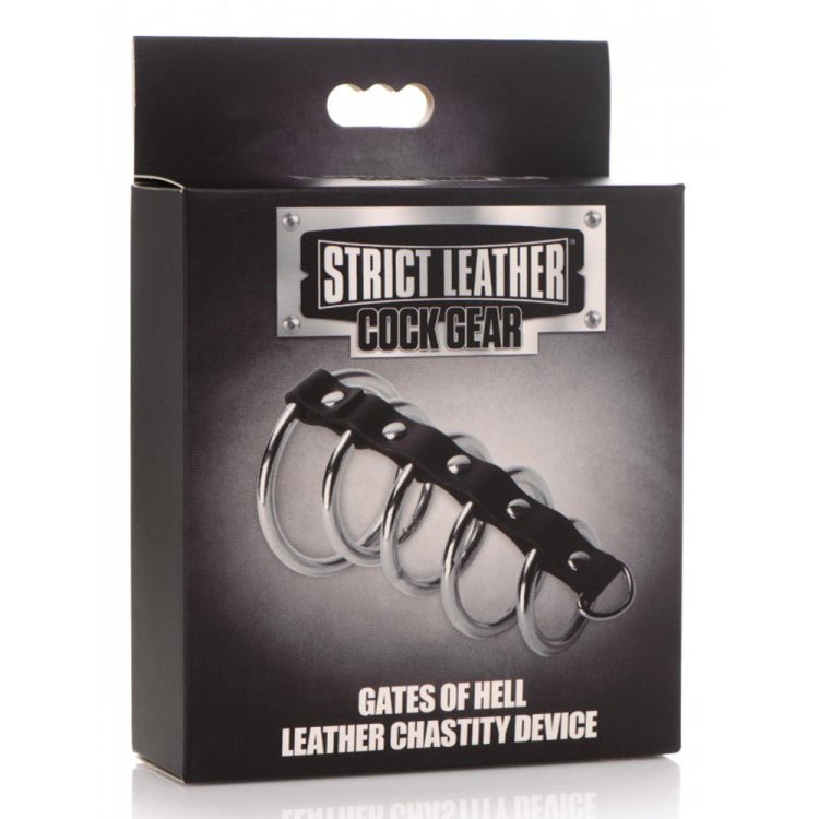 (image for) Gates of Hell Leather Chastity Device