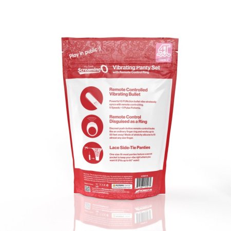 (image for) My Secret Screaming O 4T Panty Vibe - Red
