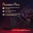 (image for) Temptasia Ardor - Silicone Flogger - Black