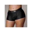 (image for) Vibrating Strap-on Boxer - Black - XL/2X