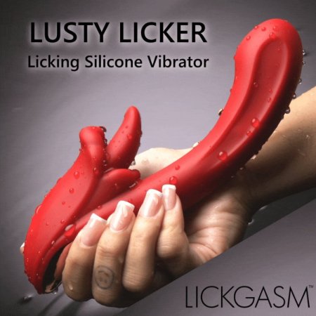 (image for) Lusty Licker Licking Silicone Vibrator