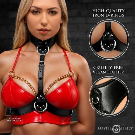 (image for) Vixen Female Chest Harness - Black