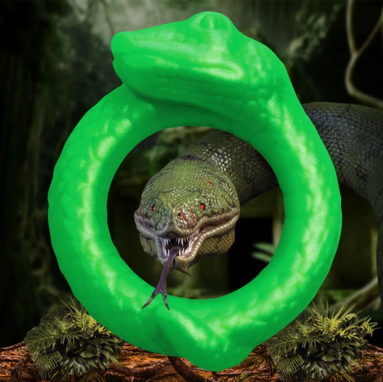 (image for) Serpentine Silicone Cock Ring