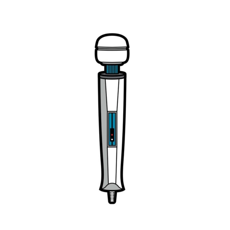 (image for) Enamel Pin: Wand Massager