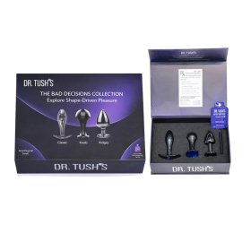 The Bad Decisions Metal Anal Plug Set – T-Bar, Round & Teardrop