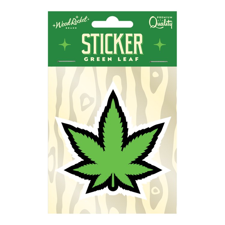 (image for) Green Leaf Sticker