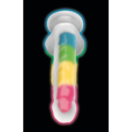 (image for) Lollicock 7" GID Rainbow Silicone balls*