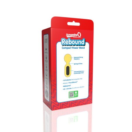 (image for) Screaming O Rebound Compact Power Wand - Bumblee Yellow