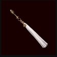 (image for) Detachable White Flogger-Tail Plug Kit with Rose-shape Plug