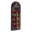 (image for) Temptasia Ardor - Silicone Wrist & Ankle Restraints - Red