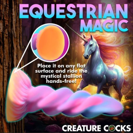 (image for) Moon Rider Glow-InThe-Dark Unicorn Dildo