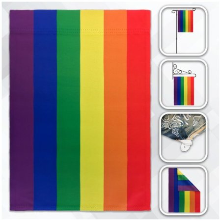 (image for) Rainbow Polar Fleece Blanket 50" x 60"