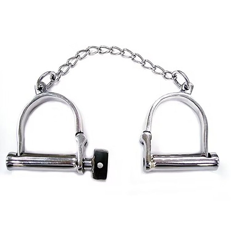 (image for) Stainless Steel Wrist Shackles In Case