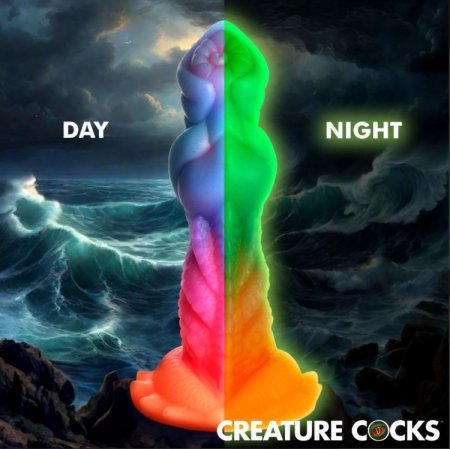 (image for) Aqua-Cock Glow-In-Dark Silicone Dildo