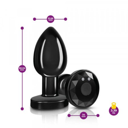 (image for) TESTER - R/C Vibrating Metal Plug - Gunmetal-Med