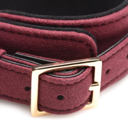 (image for) 6 Piece Velvet Bondage Set - Burgundy