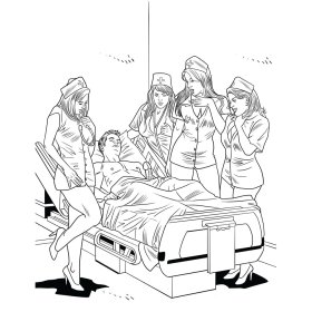 XXX Nurses Colouring Book XXX Nurses Colouring Book