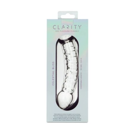 (image for) Clarity - Glass Dildo - Celestial Bliss