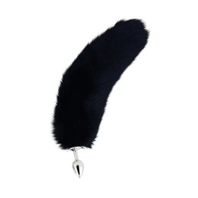 Foxtail Plug - Small - BLACK