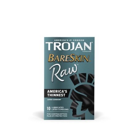 (image for) Trojan Bareskin Raw Condoms - 10pk