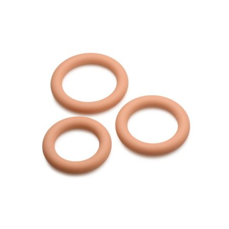 (image for) JOCK Discrete Silicone CockRing Set Tan