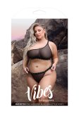 (image for) Bad Bitch One-Shoulder Bling Bralette & Panty