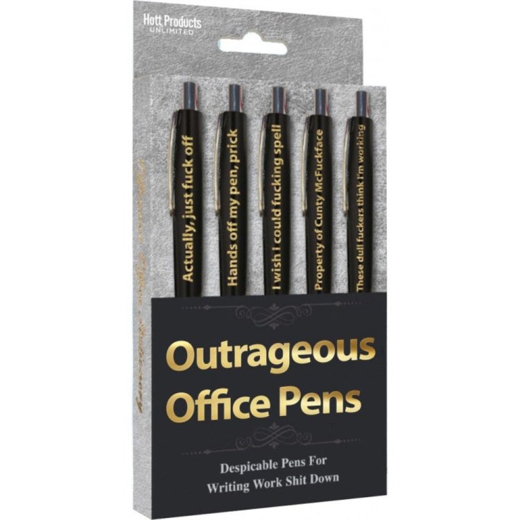 (image for) Outrageous Office Pens - 5pk