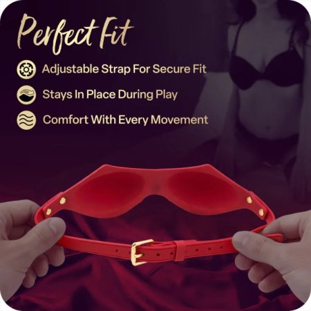 (image for) Temptasia Ardor - Silicone Blindfold - Red