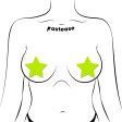 (image for) Star Pasties Glow in the Dark Star - Yellow