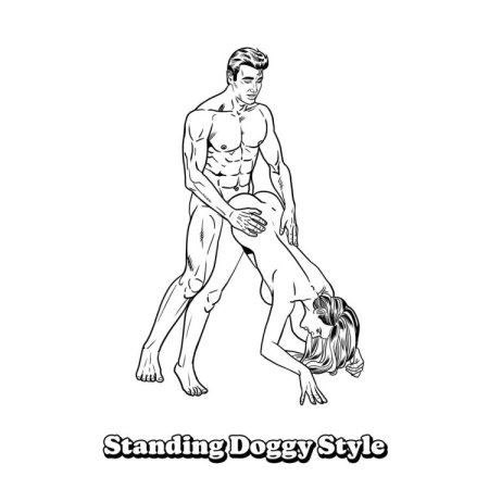 (image for) The Sexiest Sex Positions Colouring Book