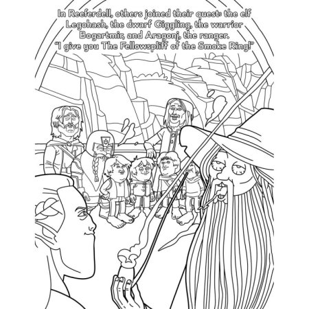 (image for) The Lord of the Smoke Rings Color' Book
