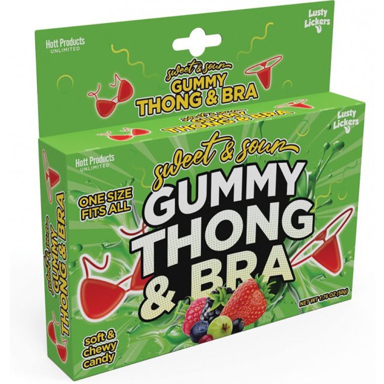 (image for) Sweet & Sour Gummy Thong & Bra