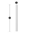 (image for) M for Men - Drying Stick - White - 12 pcs Counter Display
